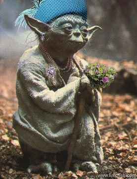 If Yoda was the Queen Mother...