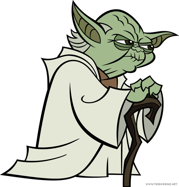 Clone Wars cartoon Yoda