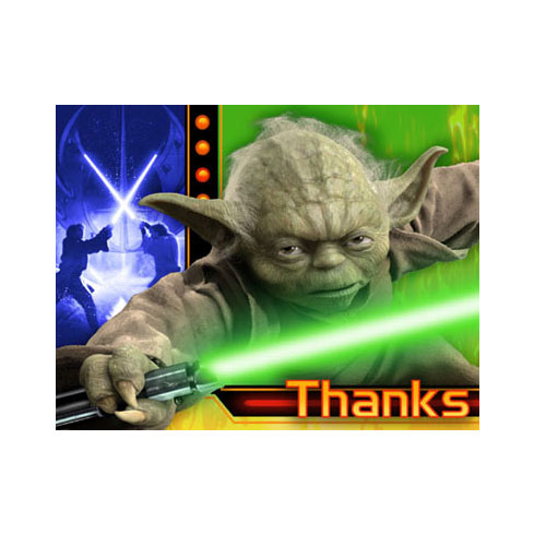 Yoda 'Thank You' cards