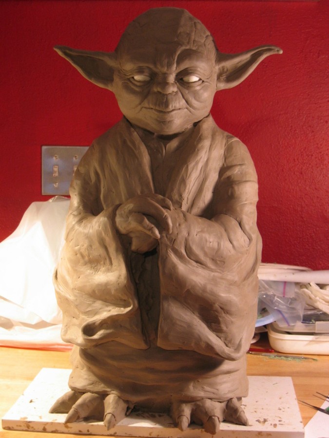 Howard Studios custom Yoda replica - front view
