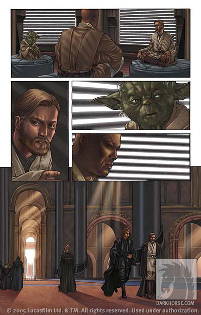 Revenge of the Sith comic scan