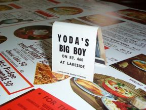 Yoda's Big Boy matchbook