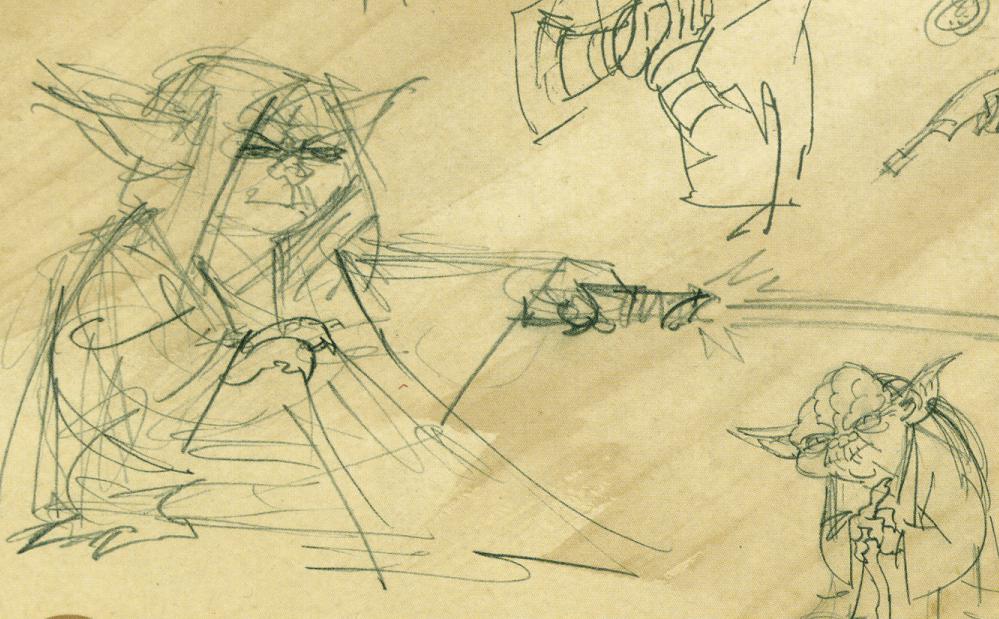 Yoda sketches