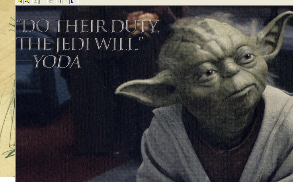 'Do their duty, the Jedi will' Yoda image