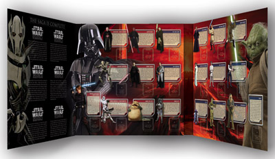 Revenge of the Sith collector pin book