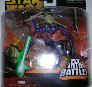 Revenge of the Sith Yoda and Can Cell deluxe figure