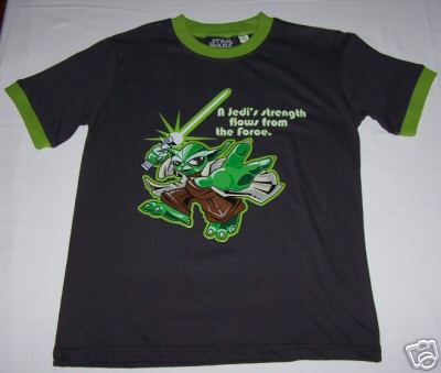 'A Jedi's Strength Flows from the Force' cartoon image t-shirt