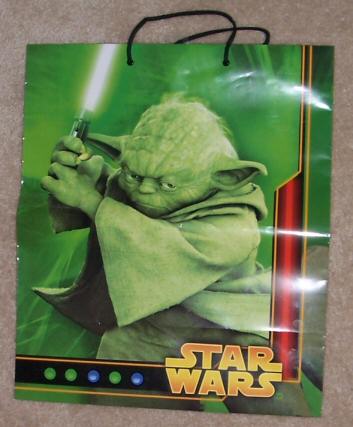 Large Yoda gift bag