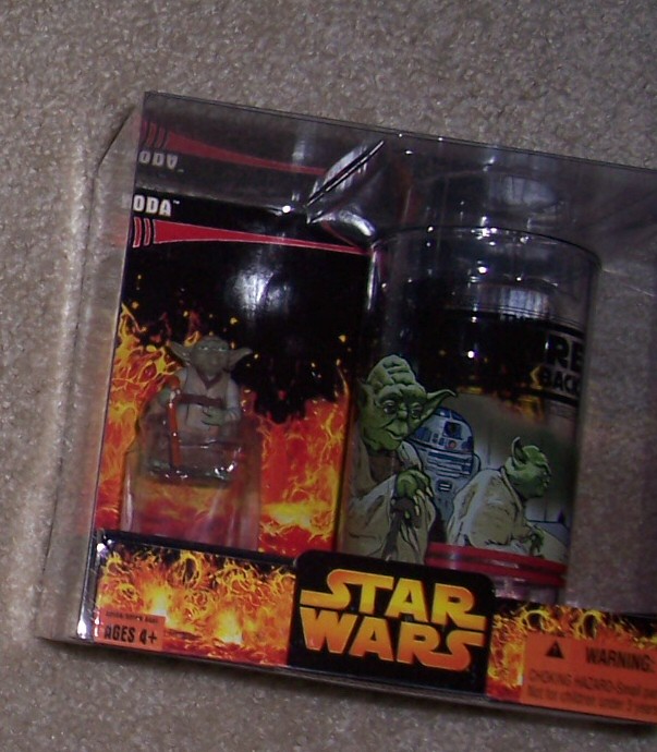 Empire Strikes Back figure and glass set - front