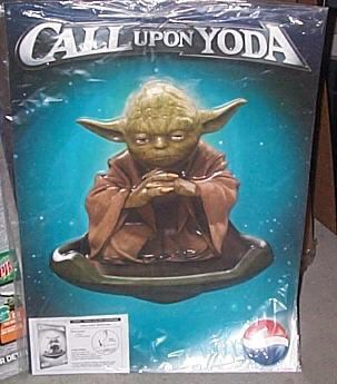 3D Call Upon Yoda Pepsi display