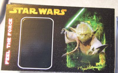 'Feel the Force' Yoda cards from Wal-Mart