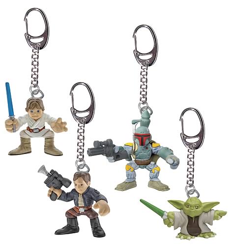 Playskool Galactic Heroes backpack danglers (keychains)
