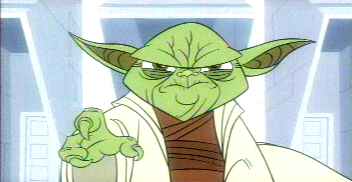 Yoda from the Clone Wars cartoon - Season 3