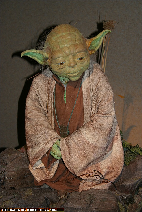 Yoda from the Lucasfilm Archives, as seen at Celebration 3