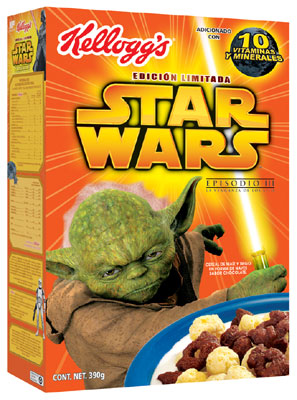 Mexican Star Wars cereal by Kelloggs
