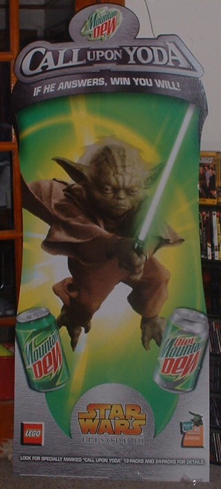 Mountain Dew Revenge of the Sith display