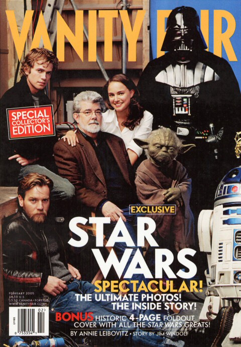 Vanity Fair magazine with Star Wars cover