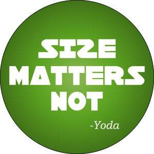 C&D Visionary Inc - Size Matters Not button