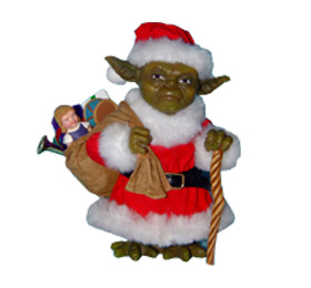 Fabriche Santa Yoda figurine