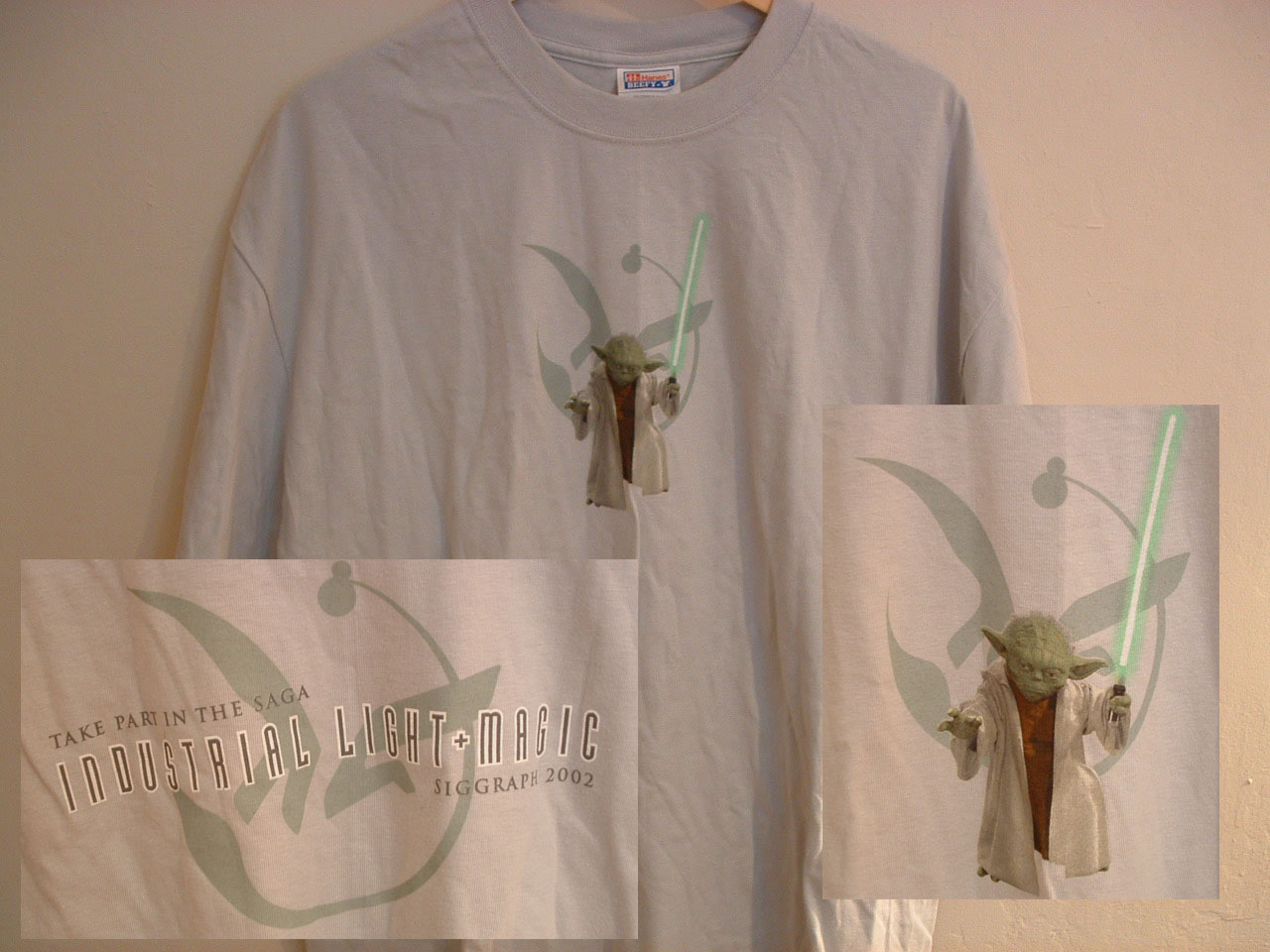ILM Siggraph 2002 shirt with Yoda