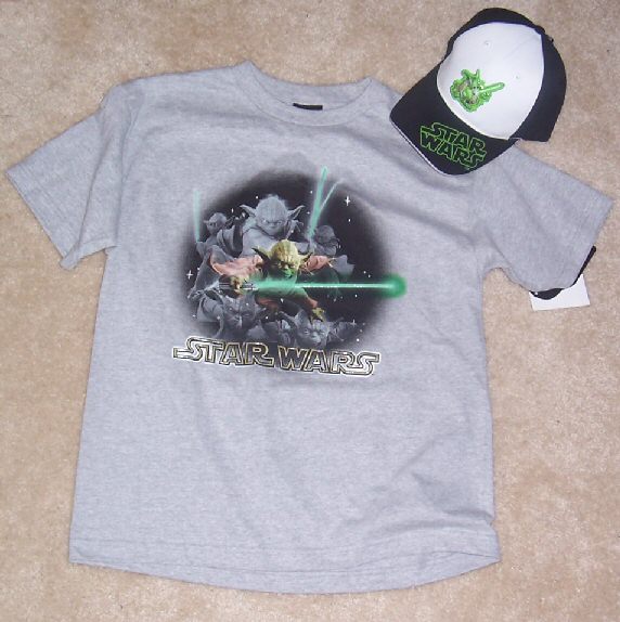 Yoda kids shirt and Star Wars Yoda hat