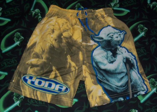 Yoda kids swimsuit - front