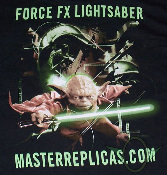 Master Replicas Yoda Force FX shirt - back logo