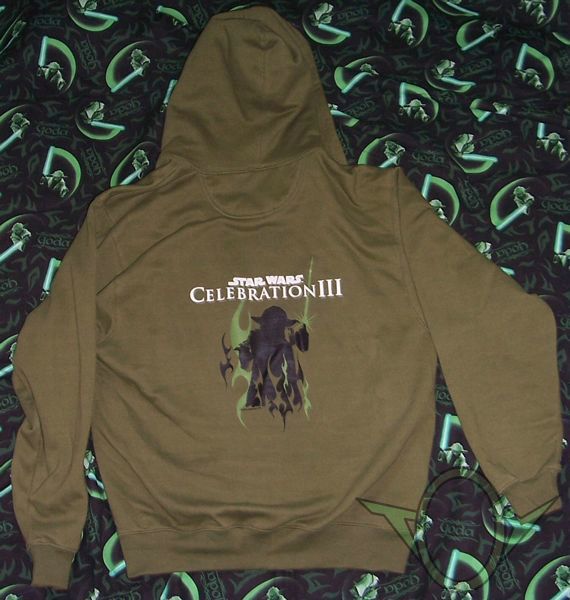 Celebration III Yoda hooded sweatshirt - back