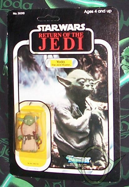 Kenner - Return of the Jedi Yoda figure - front