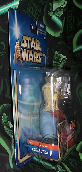 Hasbro - Saga collection - Attack of the Clones Yoda - left side
