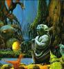 Yoda on Dagobah (illustration) - 479x514
