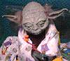 A picture of a Yoda replica in pajamas - 270x236