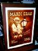 An unlicensed Mardigras poster with Yoda on it - 284x372