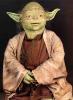The Yoda puppet on display - 513x698