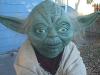 Front head view of the life-sized Yoda replica - 640x480