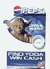 Find Yoda: Win Cash window cling sticker with new Yoda pictured - 192x263
