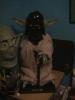 Yoda wearing a Darth Vader mask - 480x640