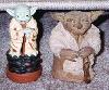Homemade clay Yoda with the Fundimensions paintable figurine - 284x238