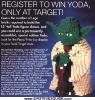Target ad for the chance to win a Lego Yoda - 416x437