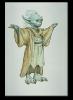 Ian McCaig Episode I Yoda-Yaddle concept painting - 351x480