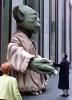 The 15 foot tall Yoda from outside FAO Schwarz in New York - 325x449