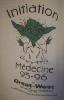 Initiation Medecine 95-96 t-shirt (zoom in of logo) - 226x350