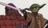 Star Wars Tales 7 comic illustration of Yoda with his lightsaber - 549x326