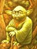 18 by 24 Yoda black velvet picture - 480x640
