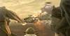 Yoda seeing the gunship explode while on another gunship - 348x181