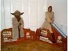 Attack of the Clones - Cardboard Yoda Lay's display piece - 400x300