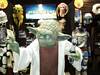 Close-up of the Rubies Yoda replica's head from Celebration 2 - 640x480
