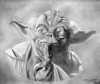Phantom Menace Yoda sketch - 574x480