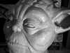 Detail of the custom Yoda sculpture - 432x324