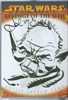 John McCrea Yoda sketch card - 274x400